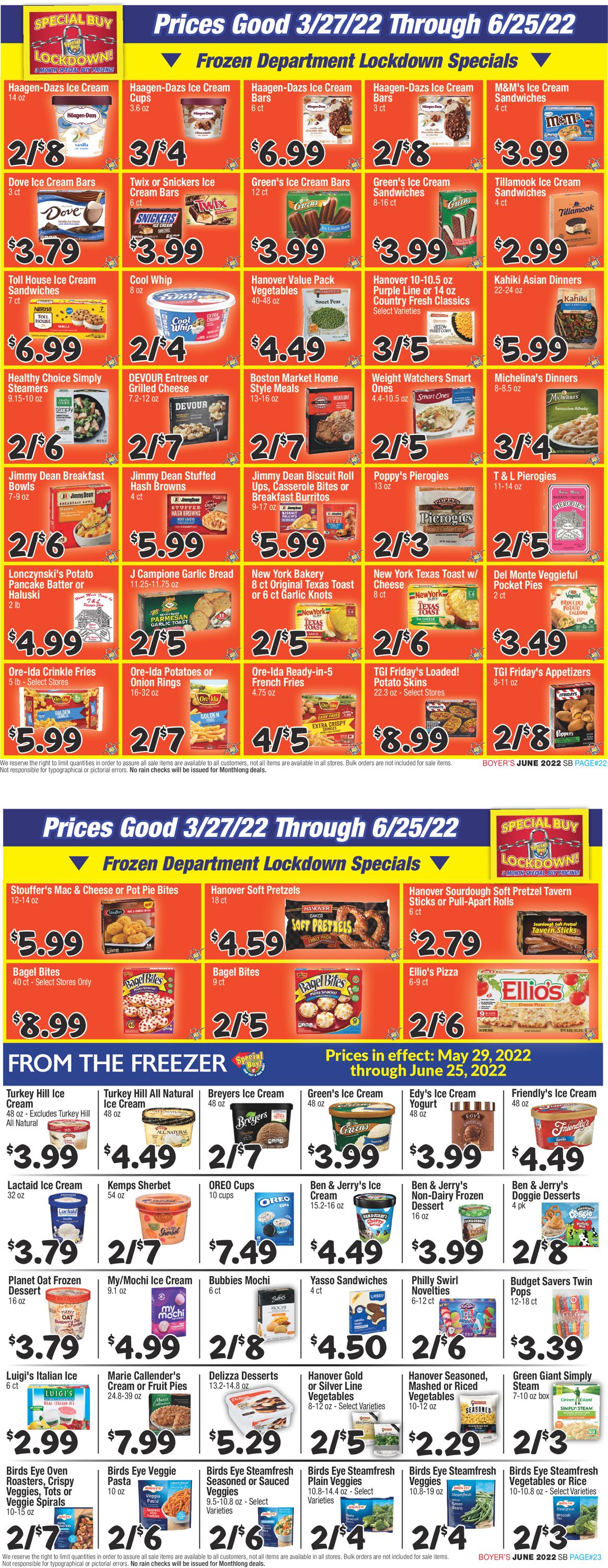 Catalogue Boyer's Food Markets from 05/29/2022