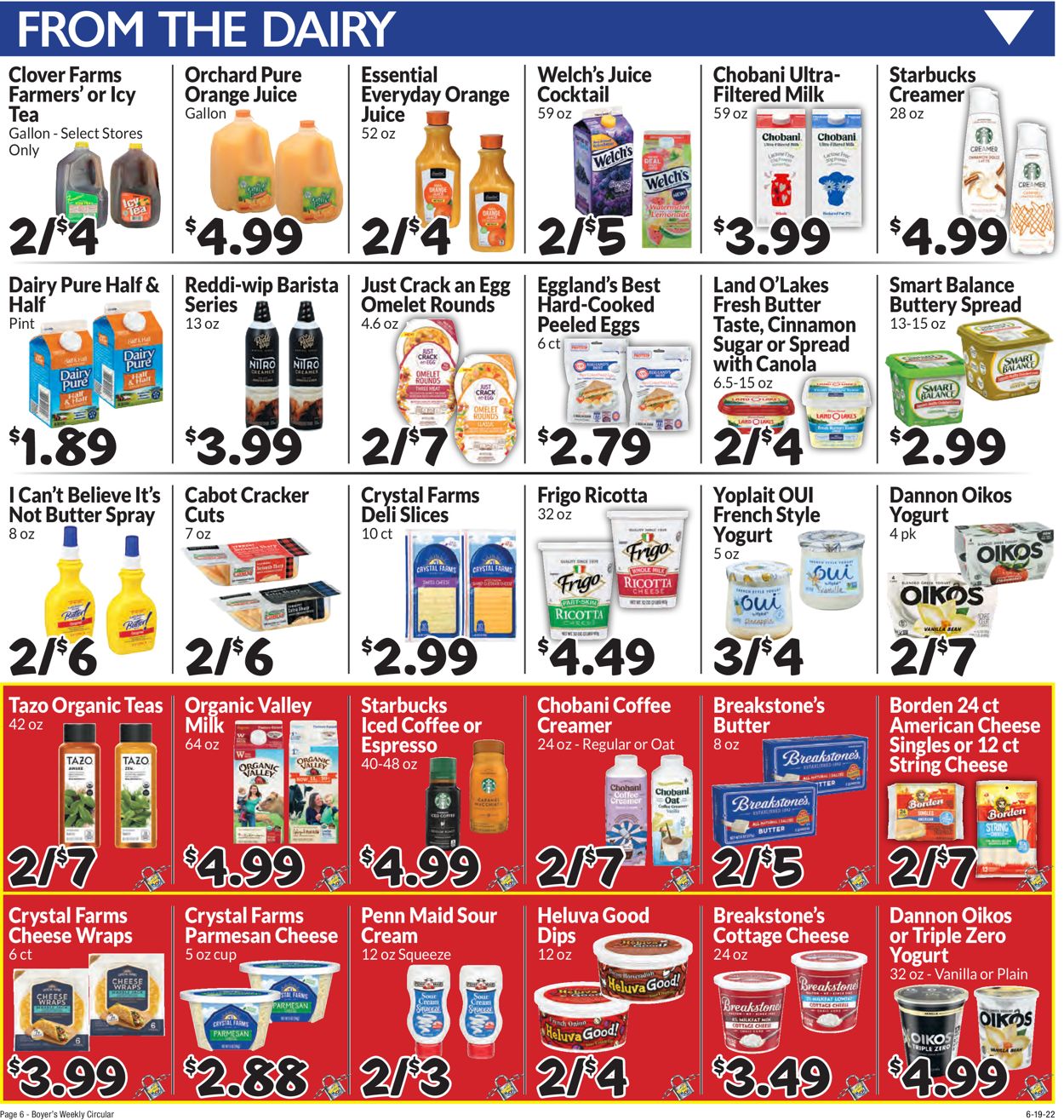 Catalogue Boyer's Food Markets from 06/19/2022