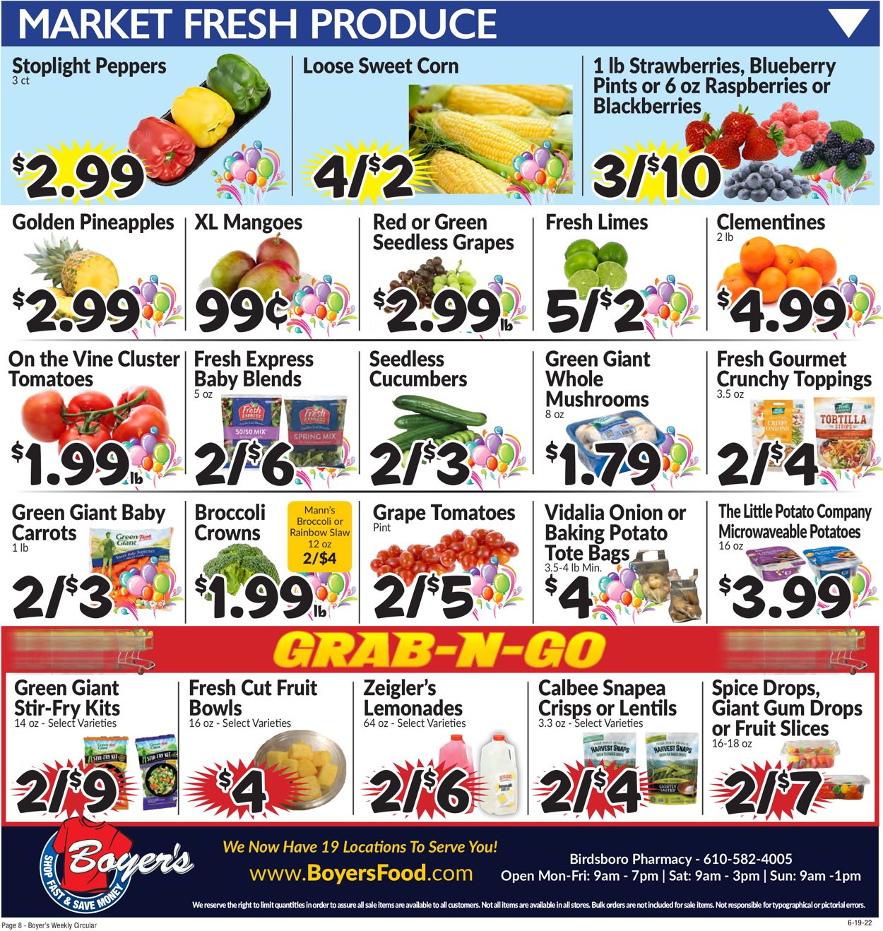 Catalogue Boyer's Food Markets from 06/19/2022