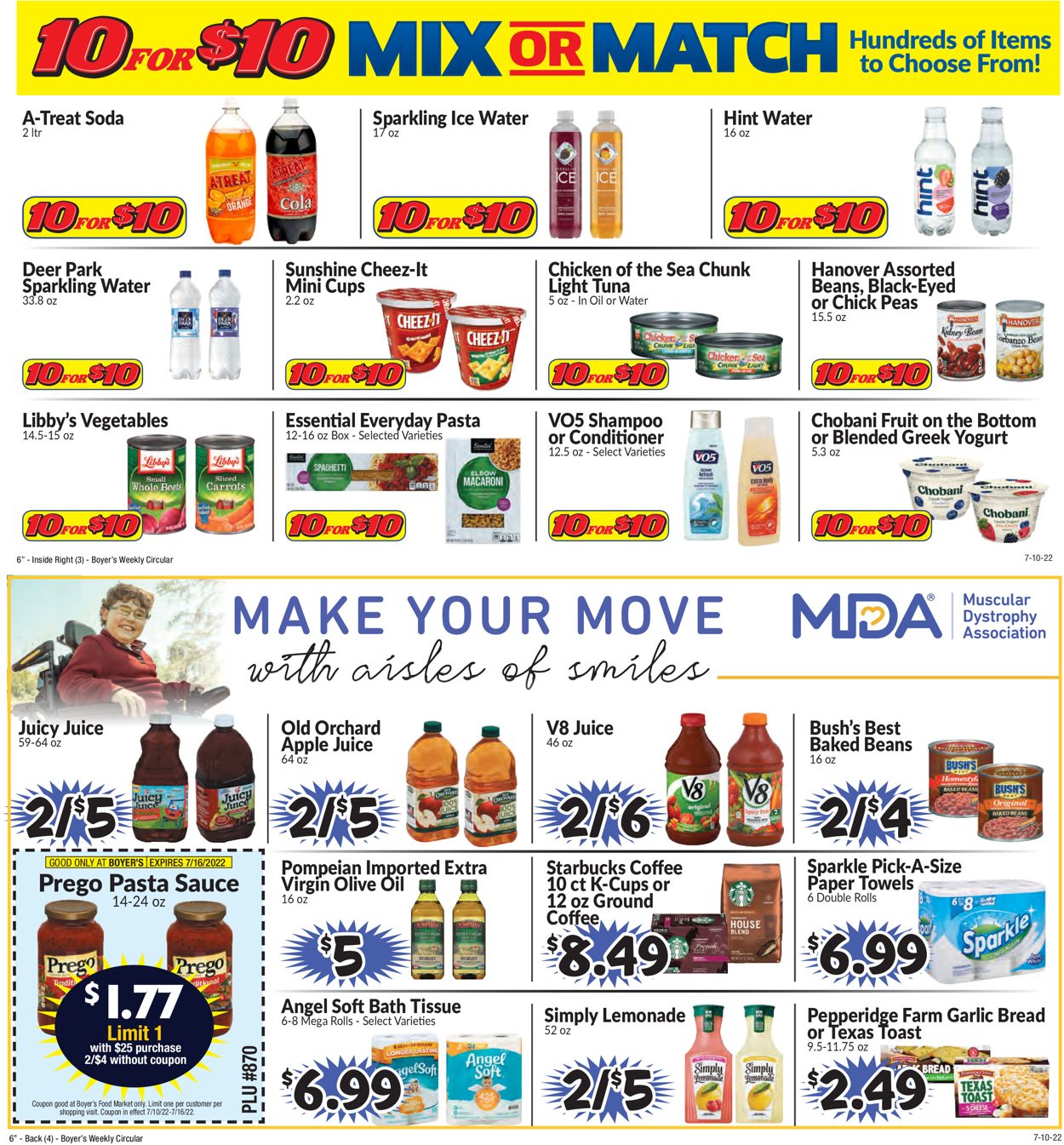 Catalogue Boyer's Food Markets from 07/10/2022