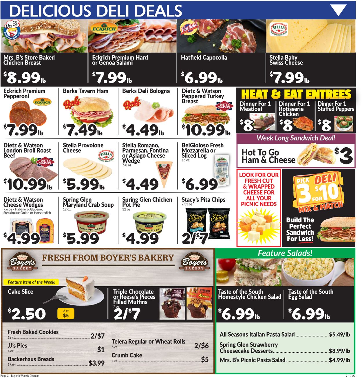 Catalogue Boyer's Food Markets from 07/10/2022
