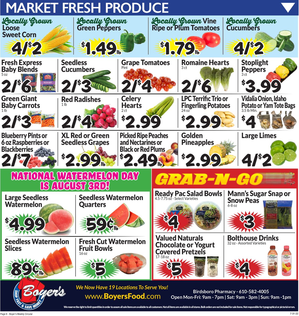 Catalogue Boyer's Food Markets from 08/04/2022