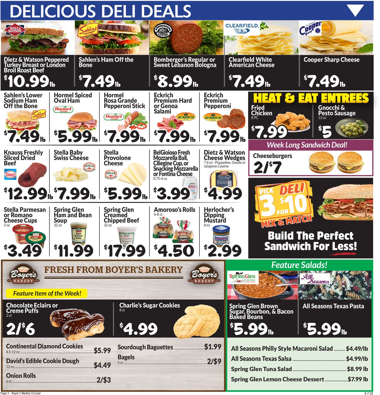 Catalogue Boyer's Food Markets from 08/07/2022