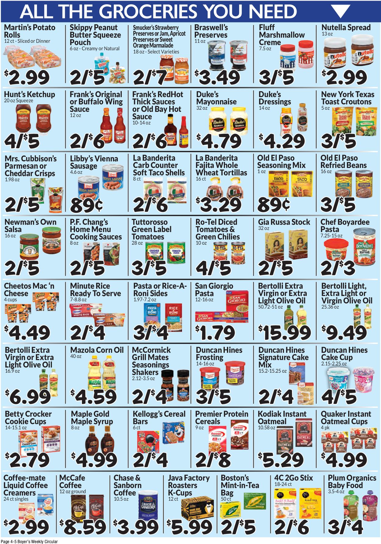 Catalogue Boyer's Food Markets from 08/14/2022