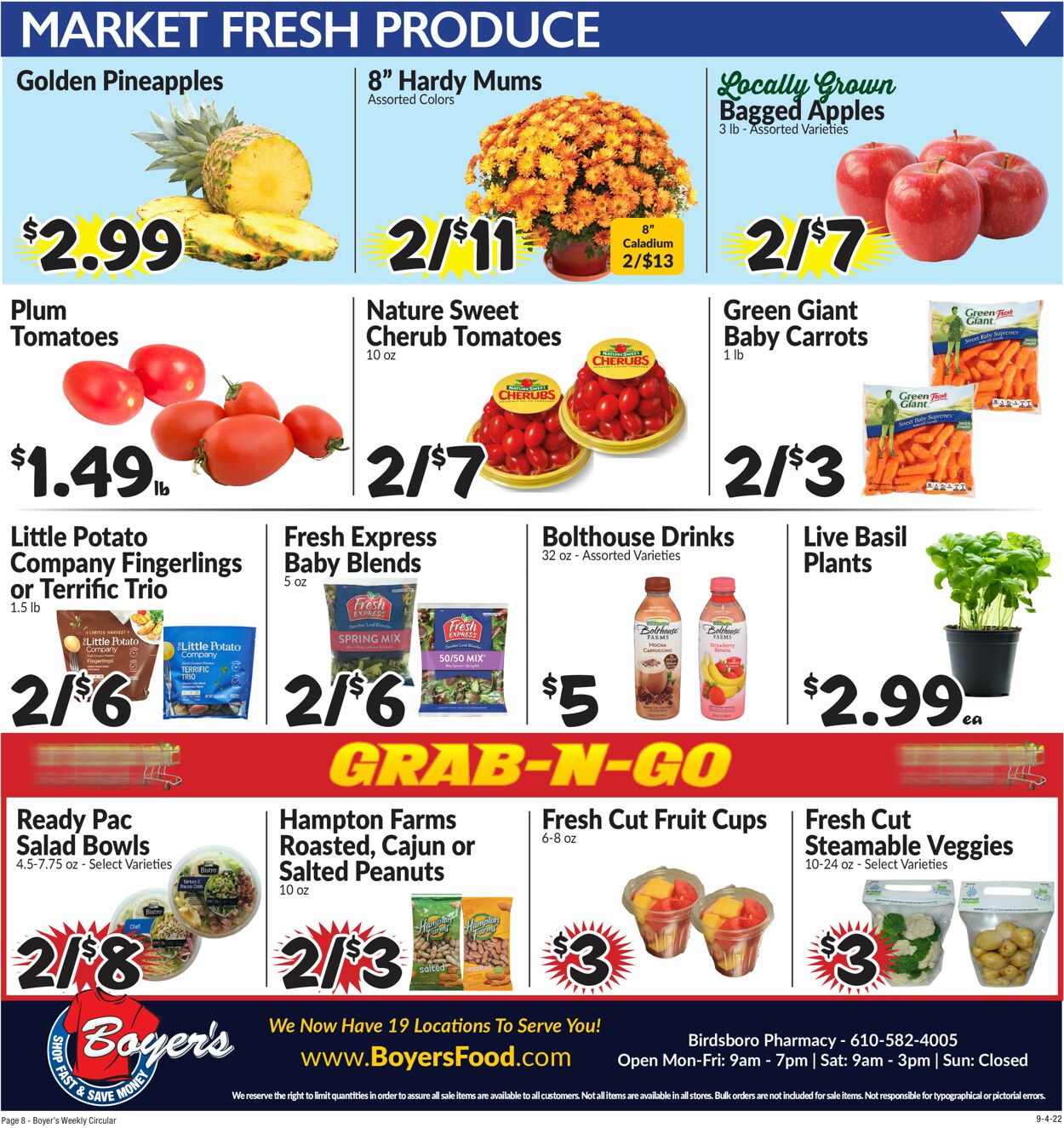 Catalogue Boyer's Food Markets from 09/04/2022