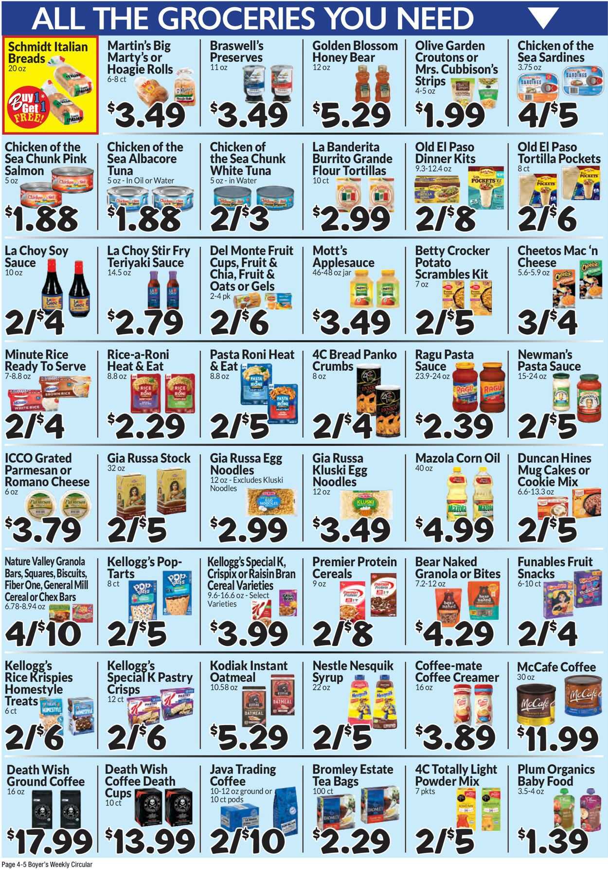 Catalogue Boyer's Food Markets from 09/11/2022