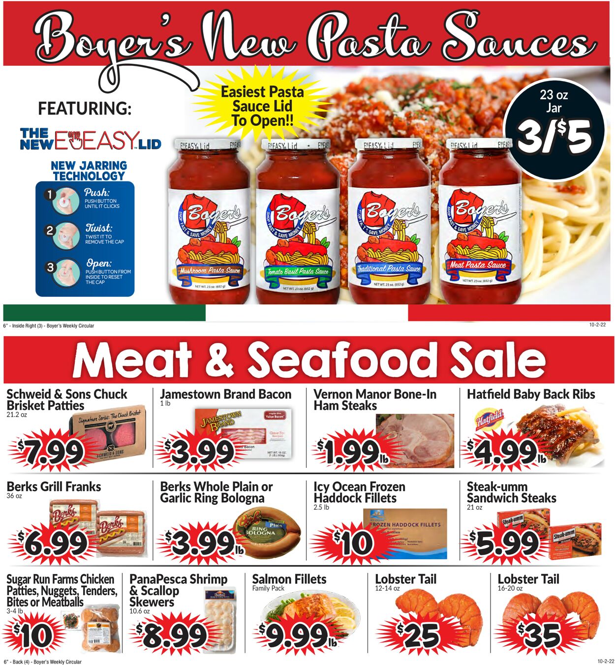 Catalogue Boyer's Food Markets from 10/02/2022