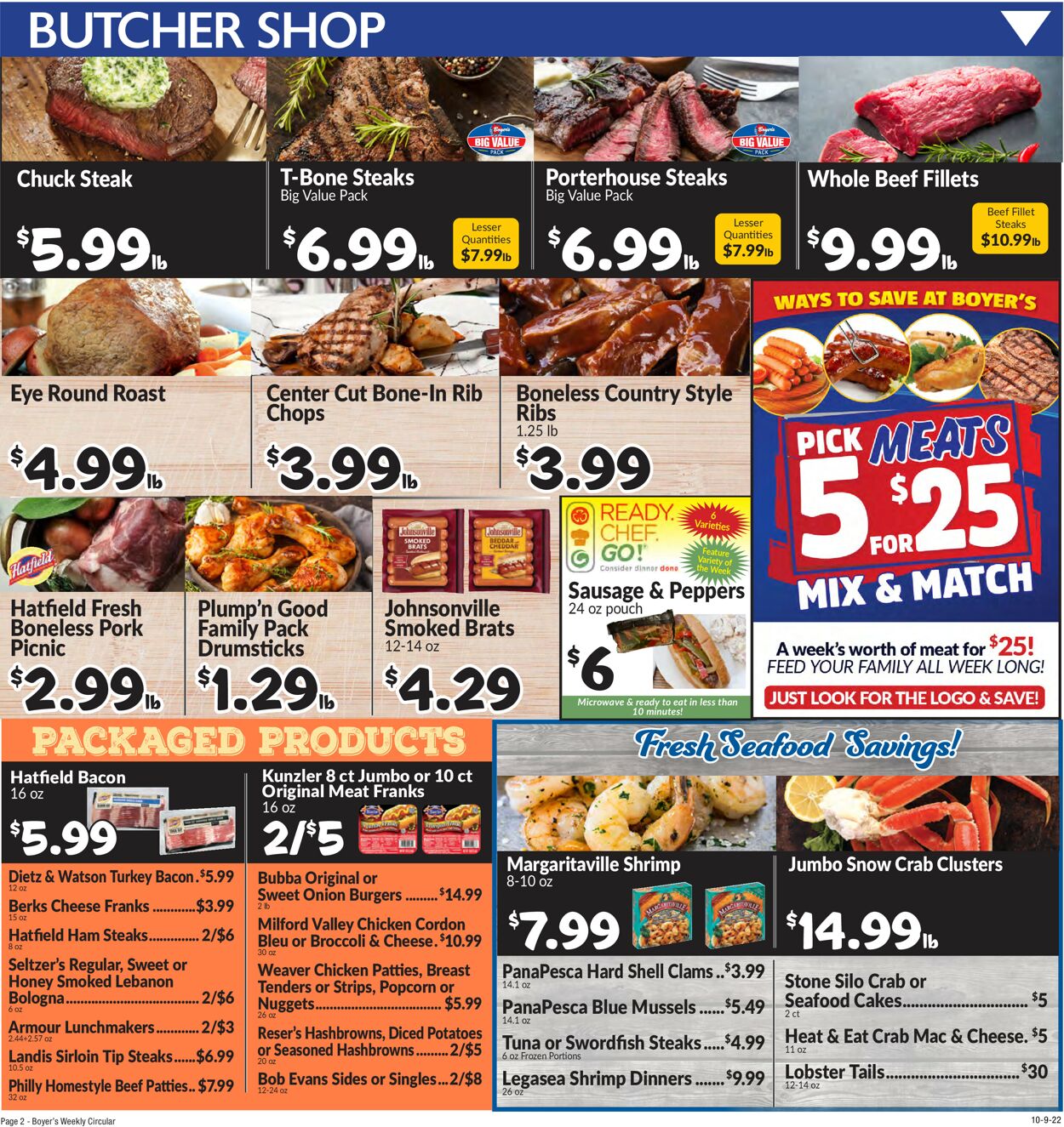 Catalogue Boyer's Food Markets from 10/09/2022