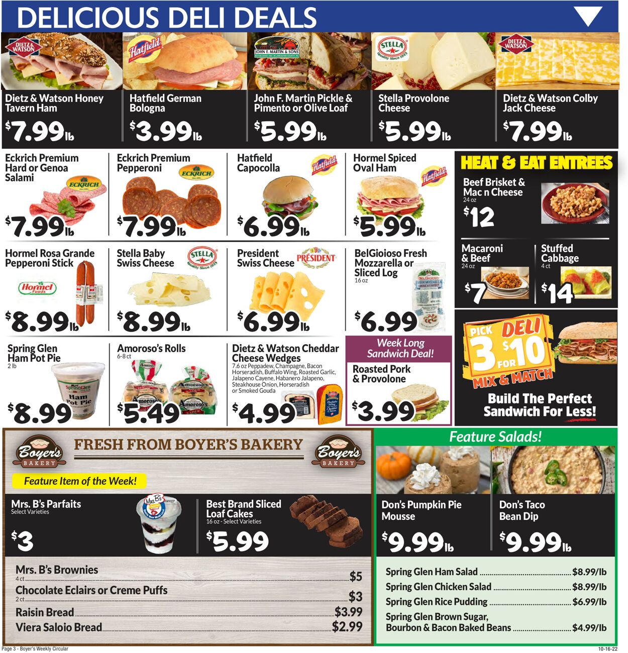 Catalogue Boyer's Food Markets from 10/16/2022