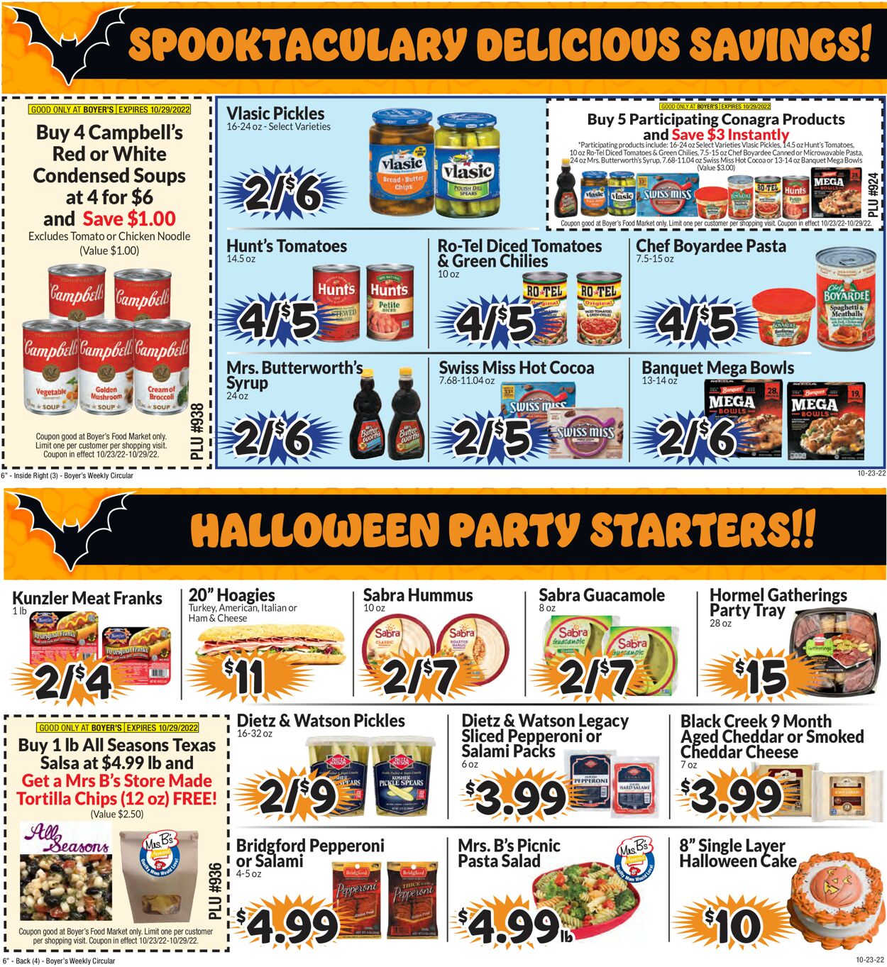 Catalogue Boyer's Food Markets from 10/23/2022