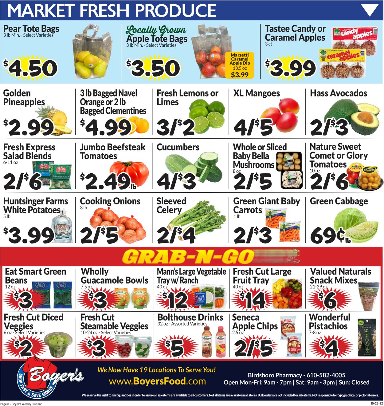 Catalogue Boyer's Food Markets from 10/23/2022