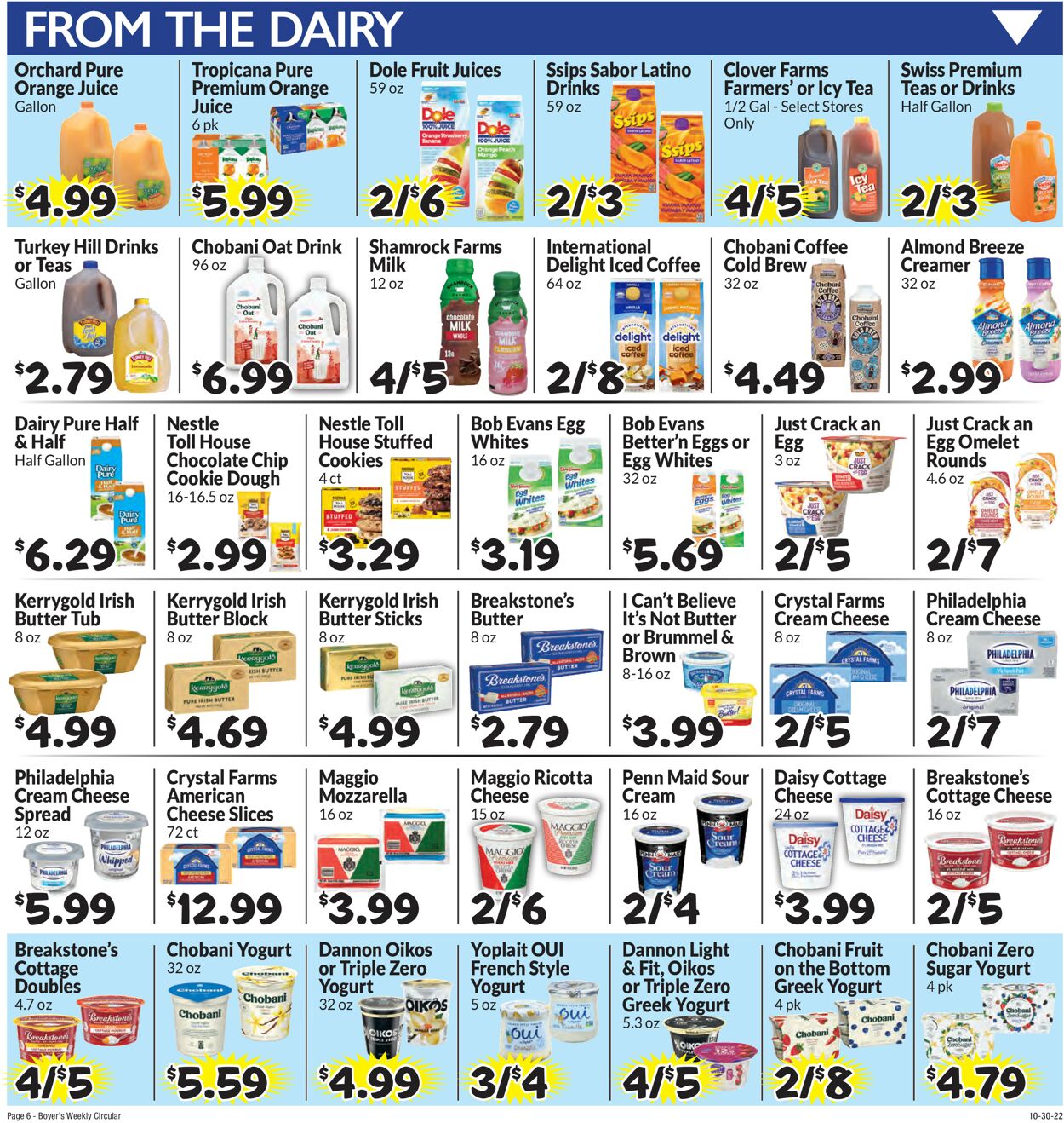 Catalogue Boyer's Food Markets from 10/30/2022