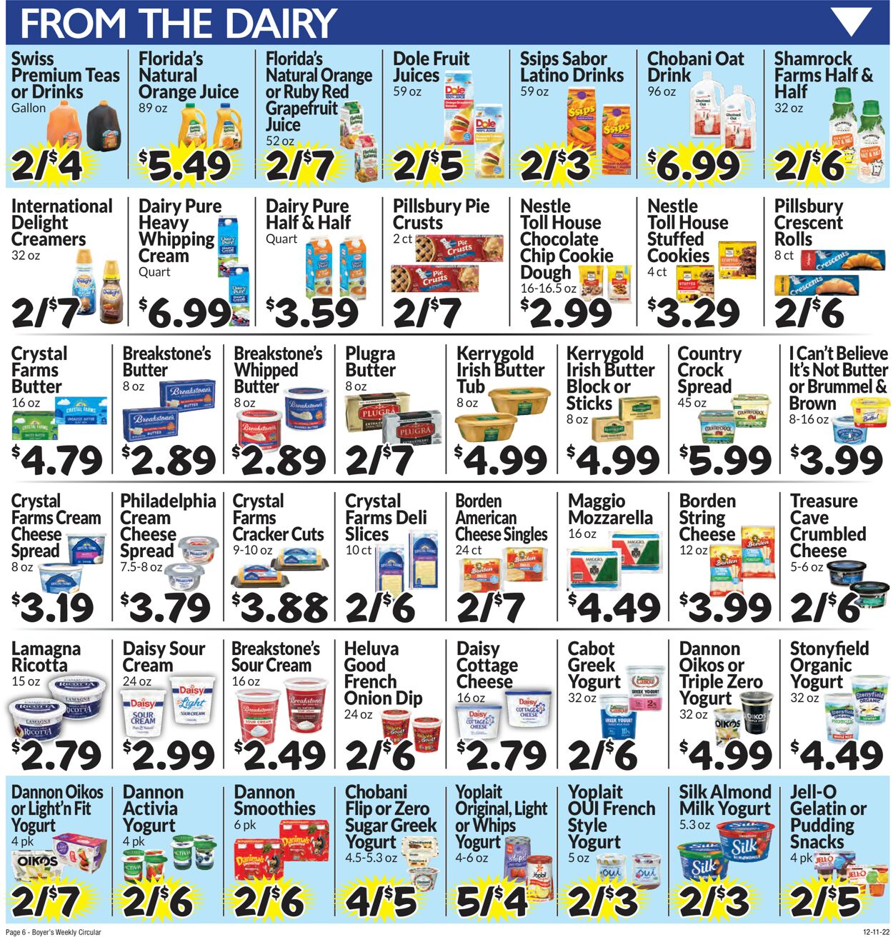 Catalogue Boyer's Food Markets from 12/11/2022