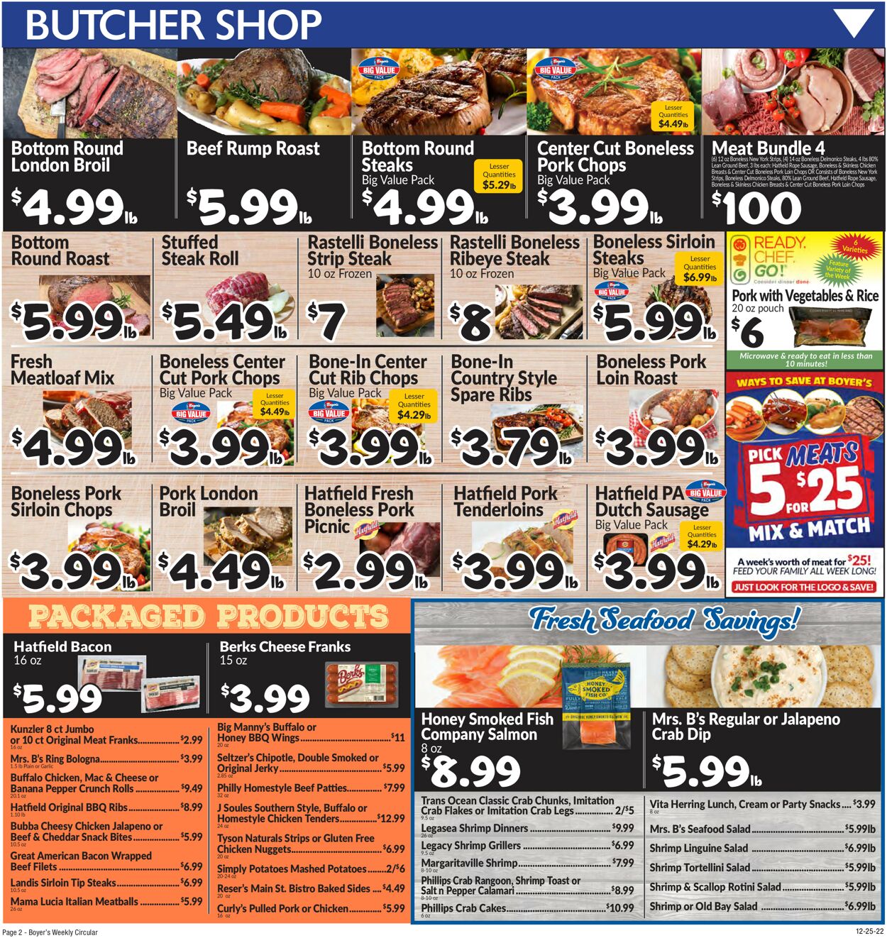 Catalogue Boyer's Food Markets from 12/25/2022