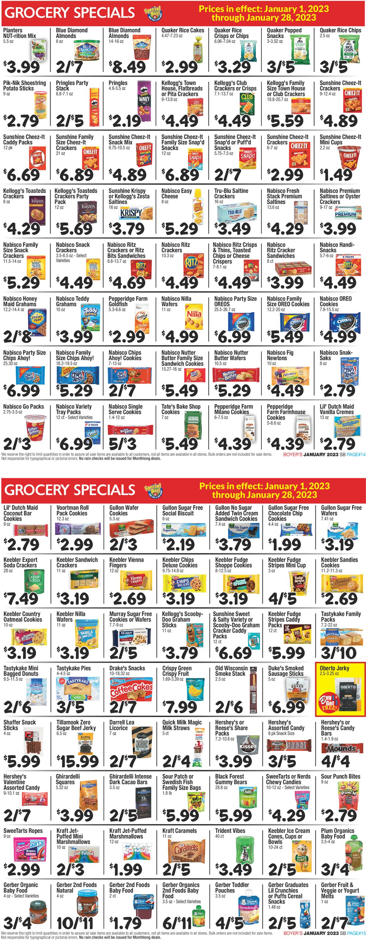 Catalogue Boyer's Food Markets from 01/01/2023