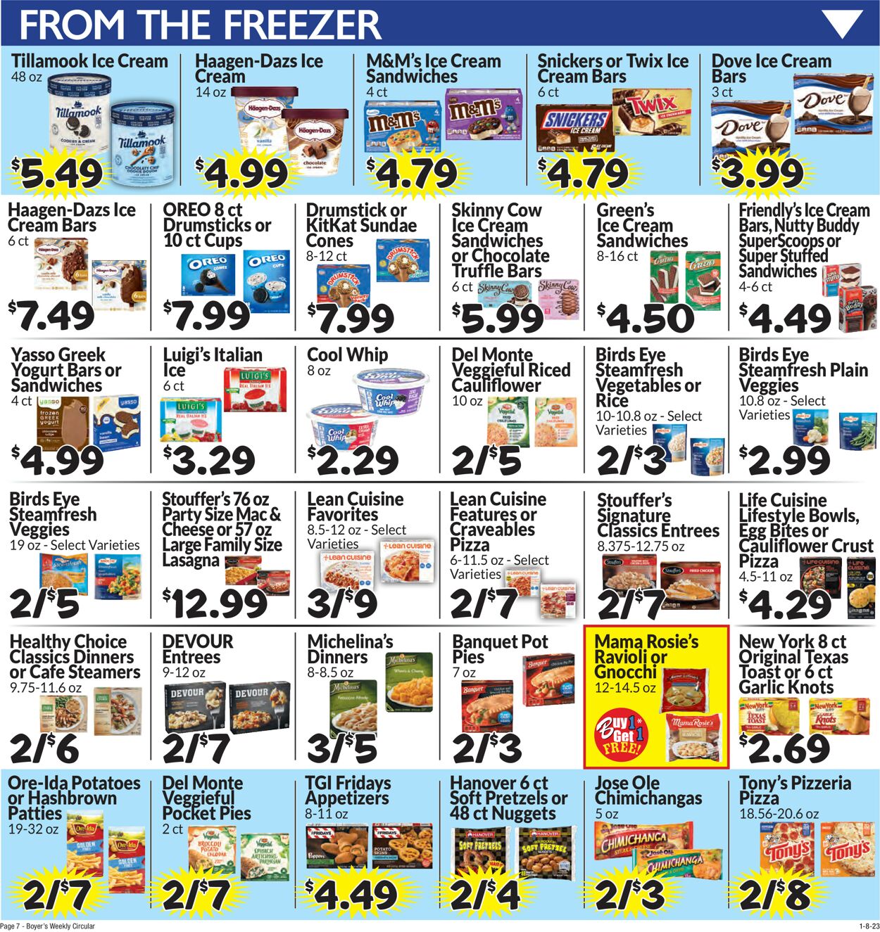Catalogue Boyer's Food Markets from 01/08/2023