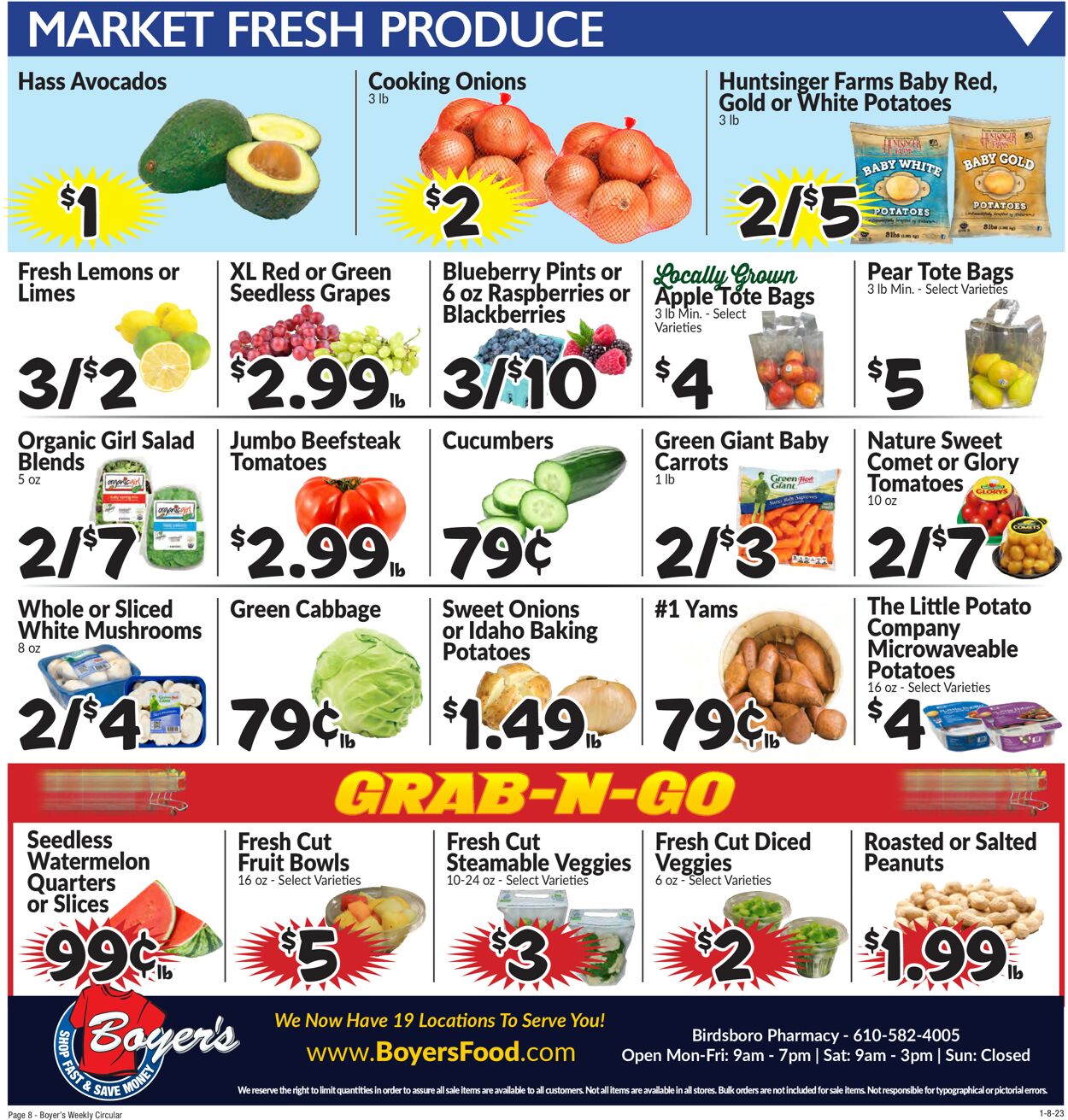 Catalogue Boyer's Food Markets from 01/08/2023