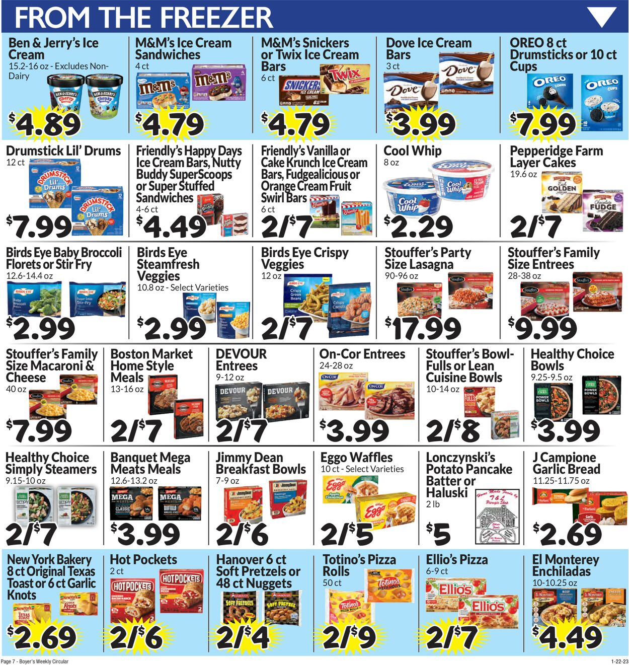 Catalogue Boyer's Food Markets from 01/22/2023