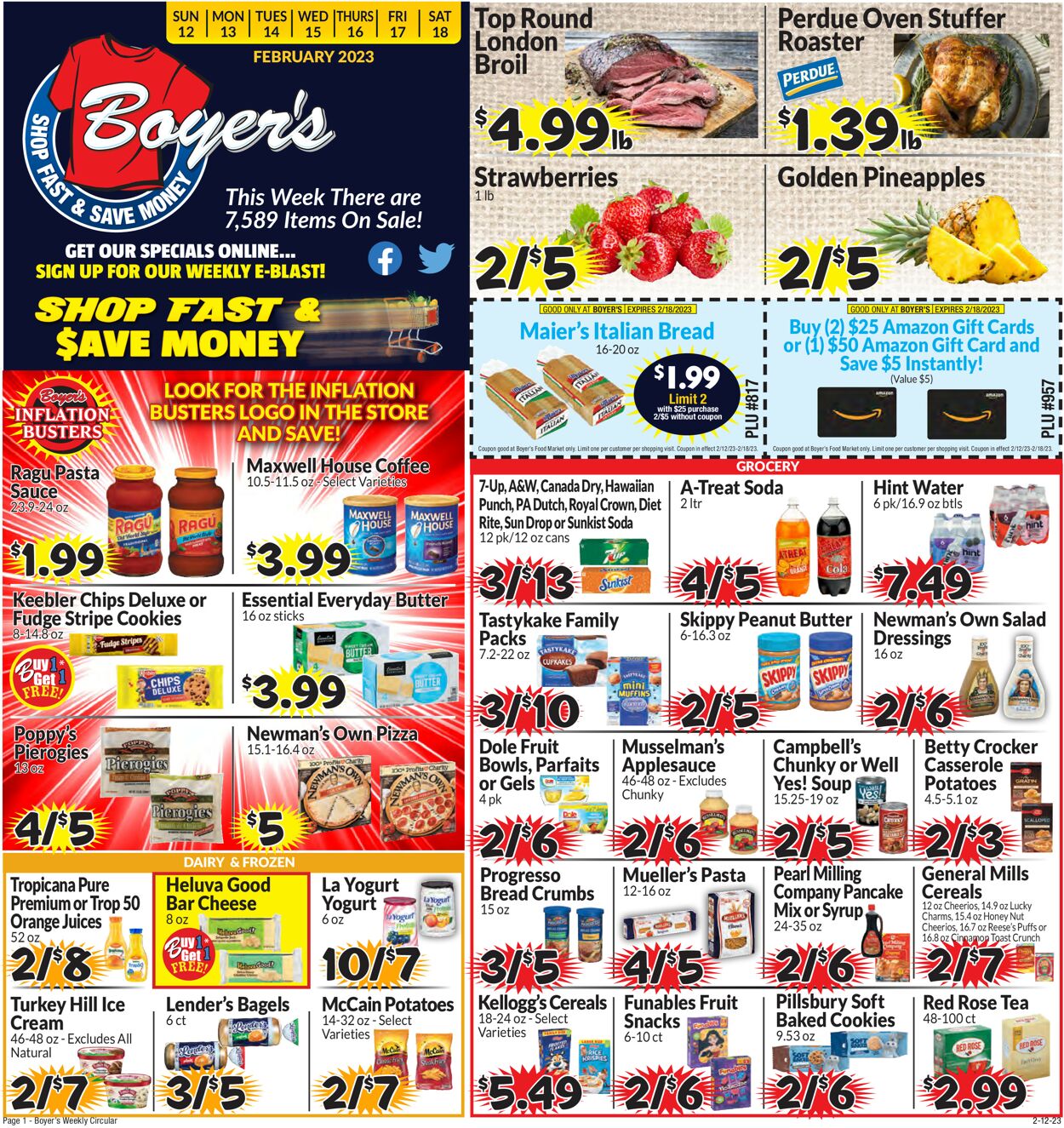 Catalogue Boyer's Food Markets from 02/12/2023