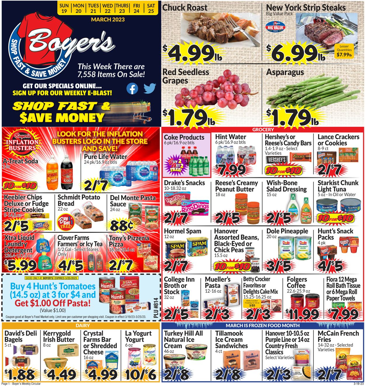 Catalogue Boyer's Food Markets from 03/19/2023