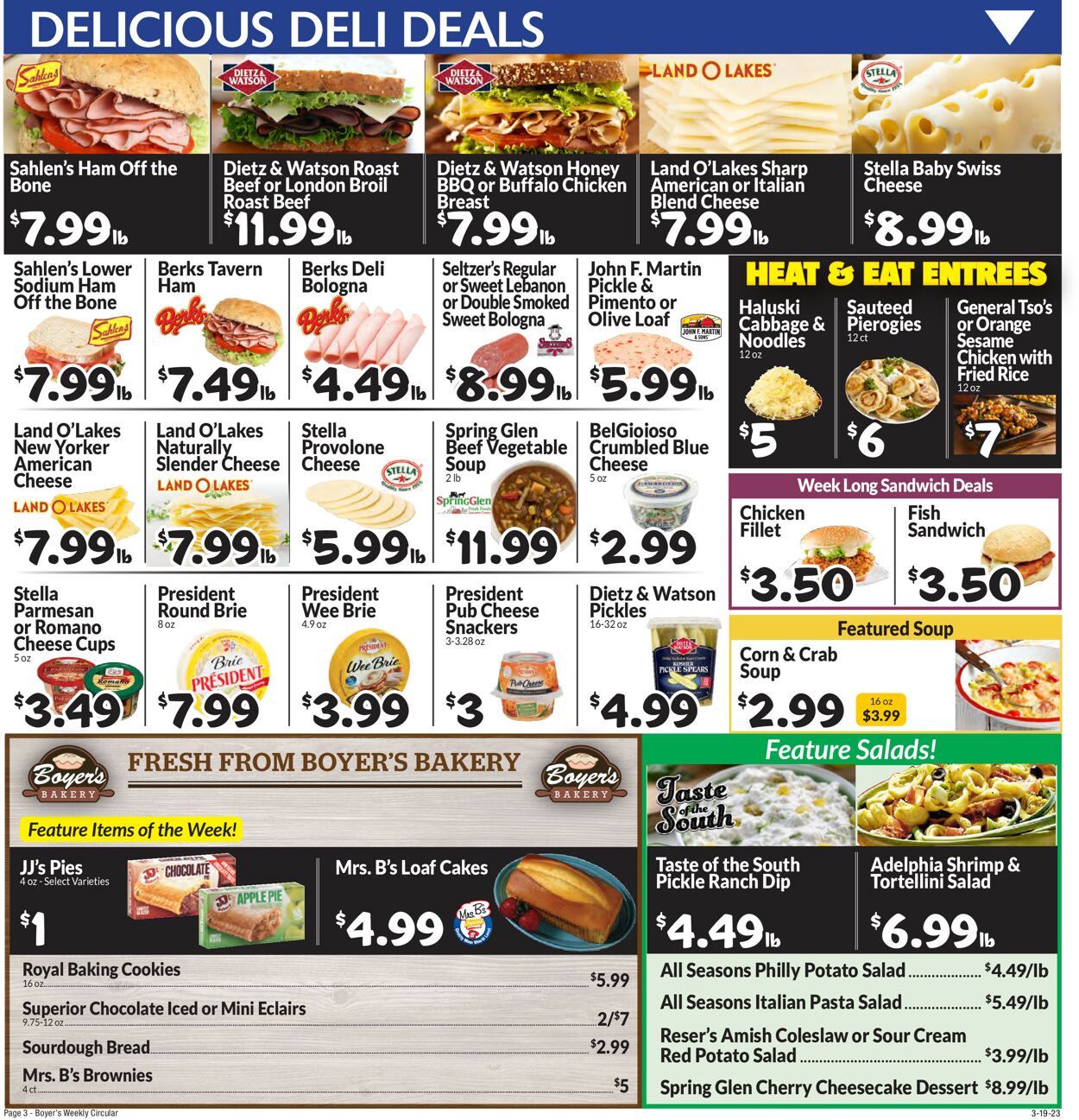 Catalogue Boyer's Food Markets from 03/19/2023