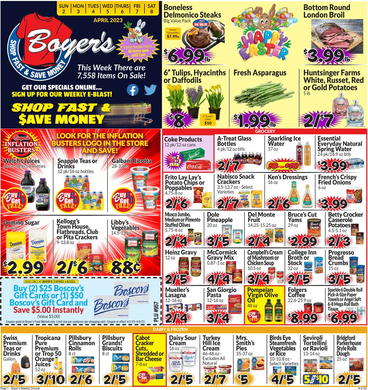 Catalogue Boyer's Food Markets from 04/02/2023
