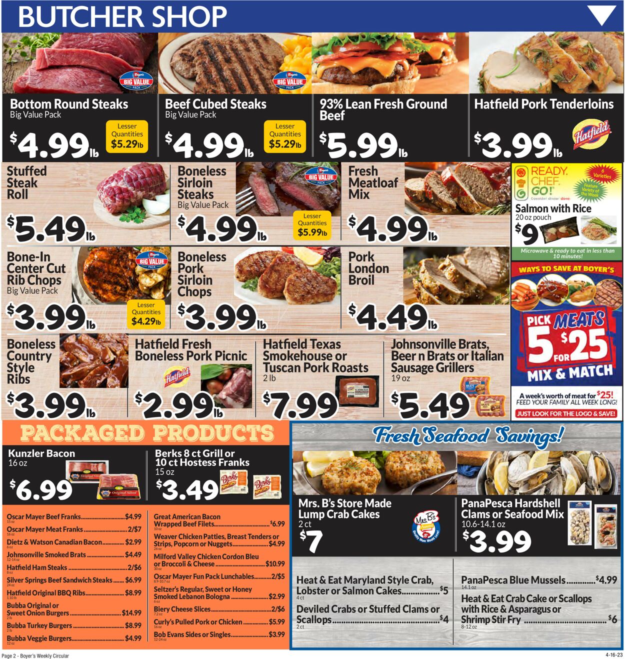 Catalogue Boyer's Food Markets from 04/16/2023