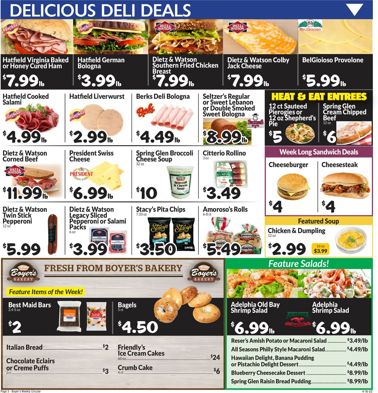 Catalogue Boyer's Food Markets from 04/16/2023