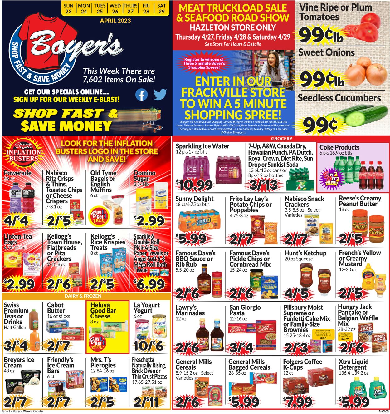 Catalogue Boyer's Food Markets from 04/23/2023
