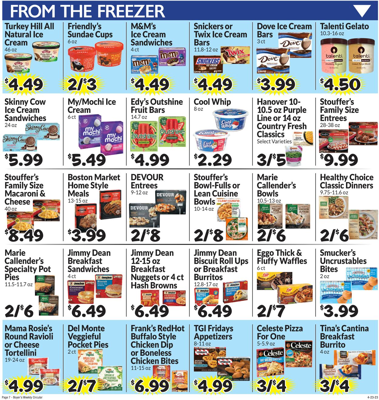 Catalogue Boyer's Food Markets from 04/23/2023