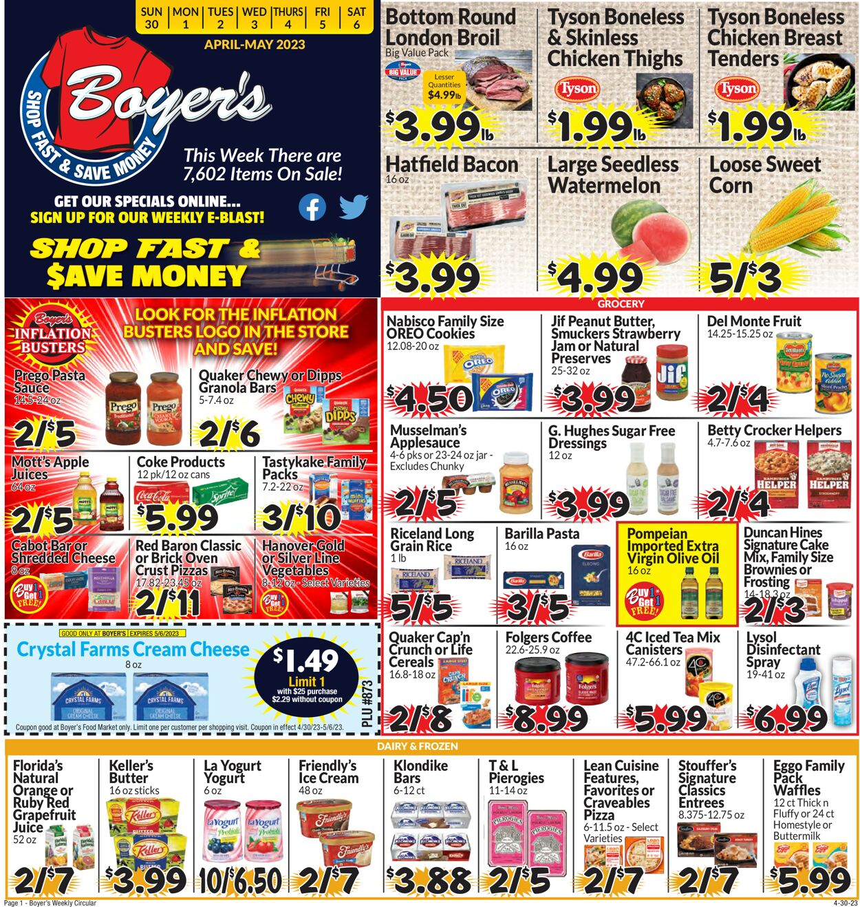 Catalogue Boyer's Food Markets from 04/30/2023