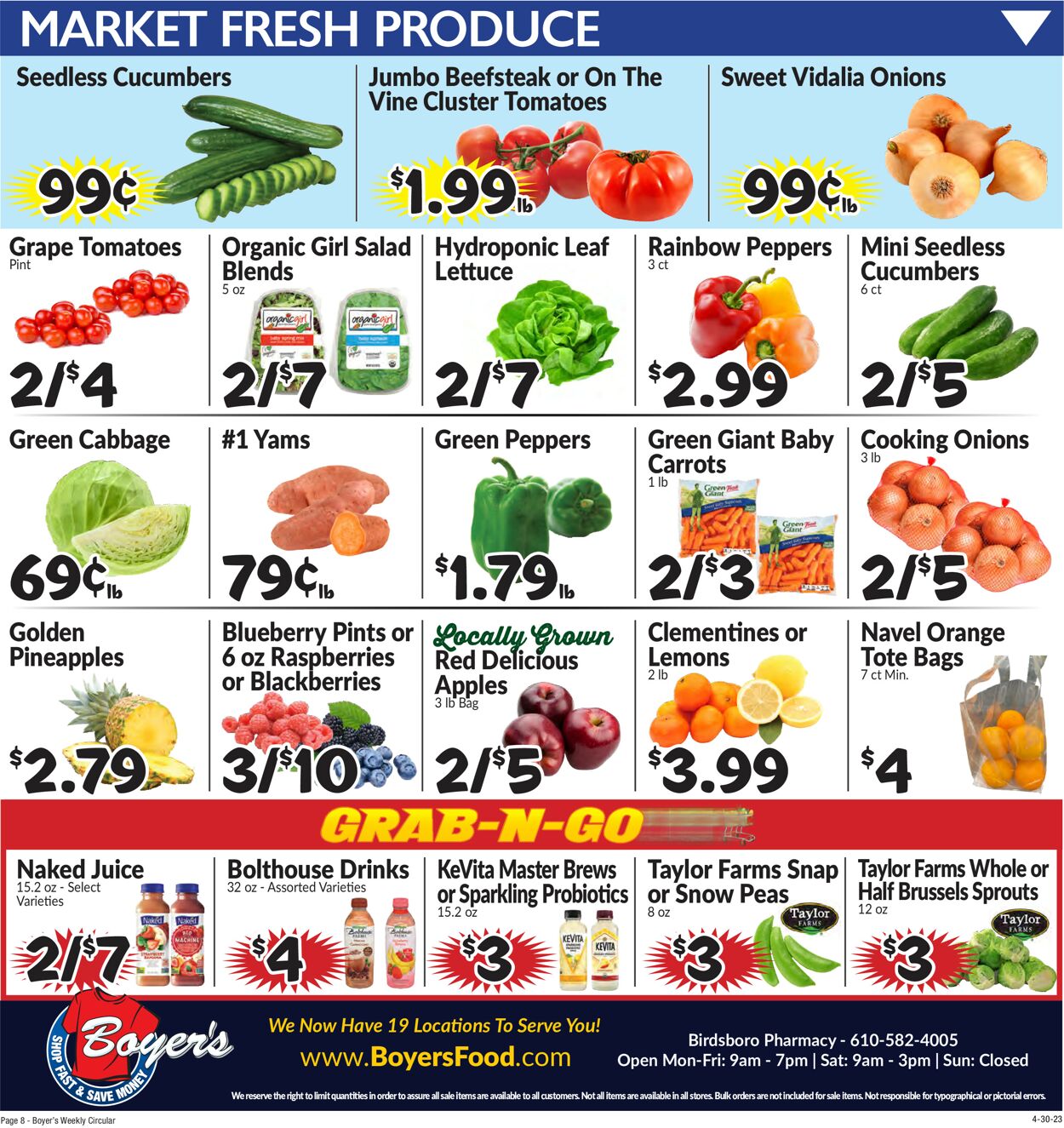 Catalogue Boyer's Food Markets from 04/30/2023