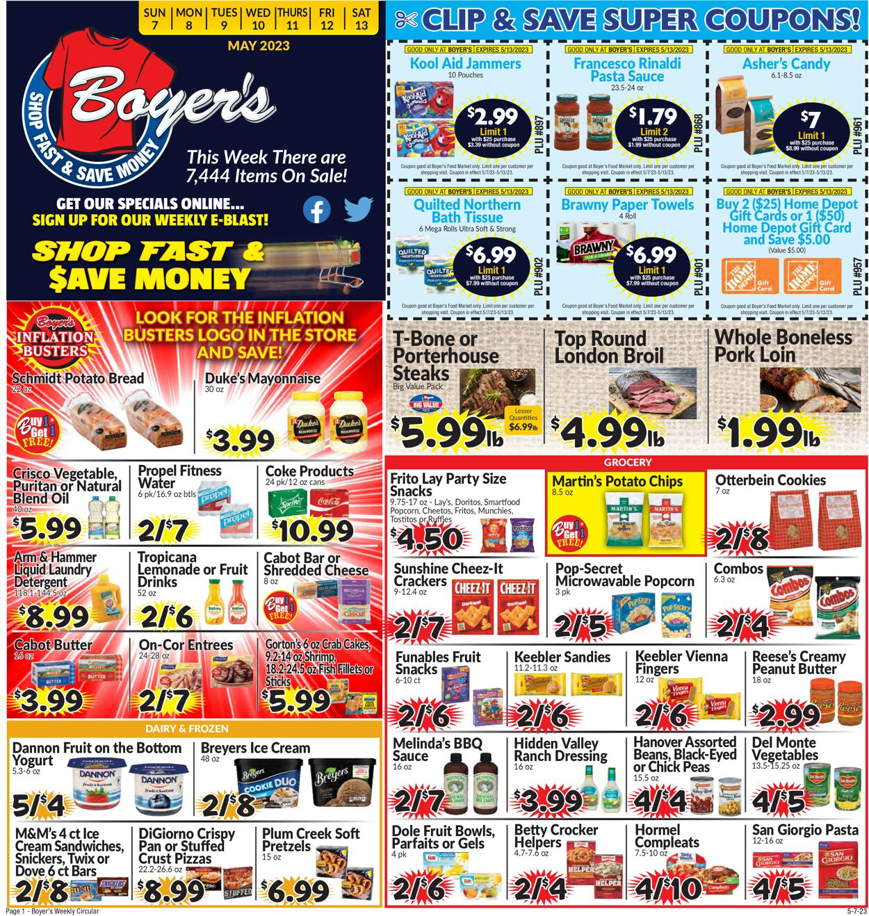 Catalogue Boyer's Food Markets from 05/07/2023