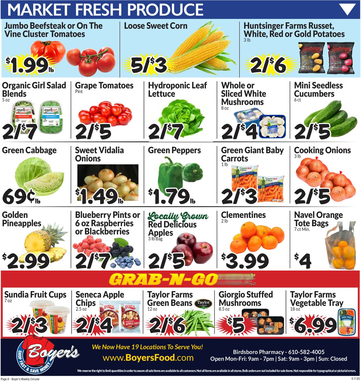 Catalogue Boyer's Food Markets from 05/07/2023