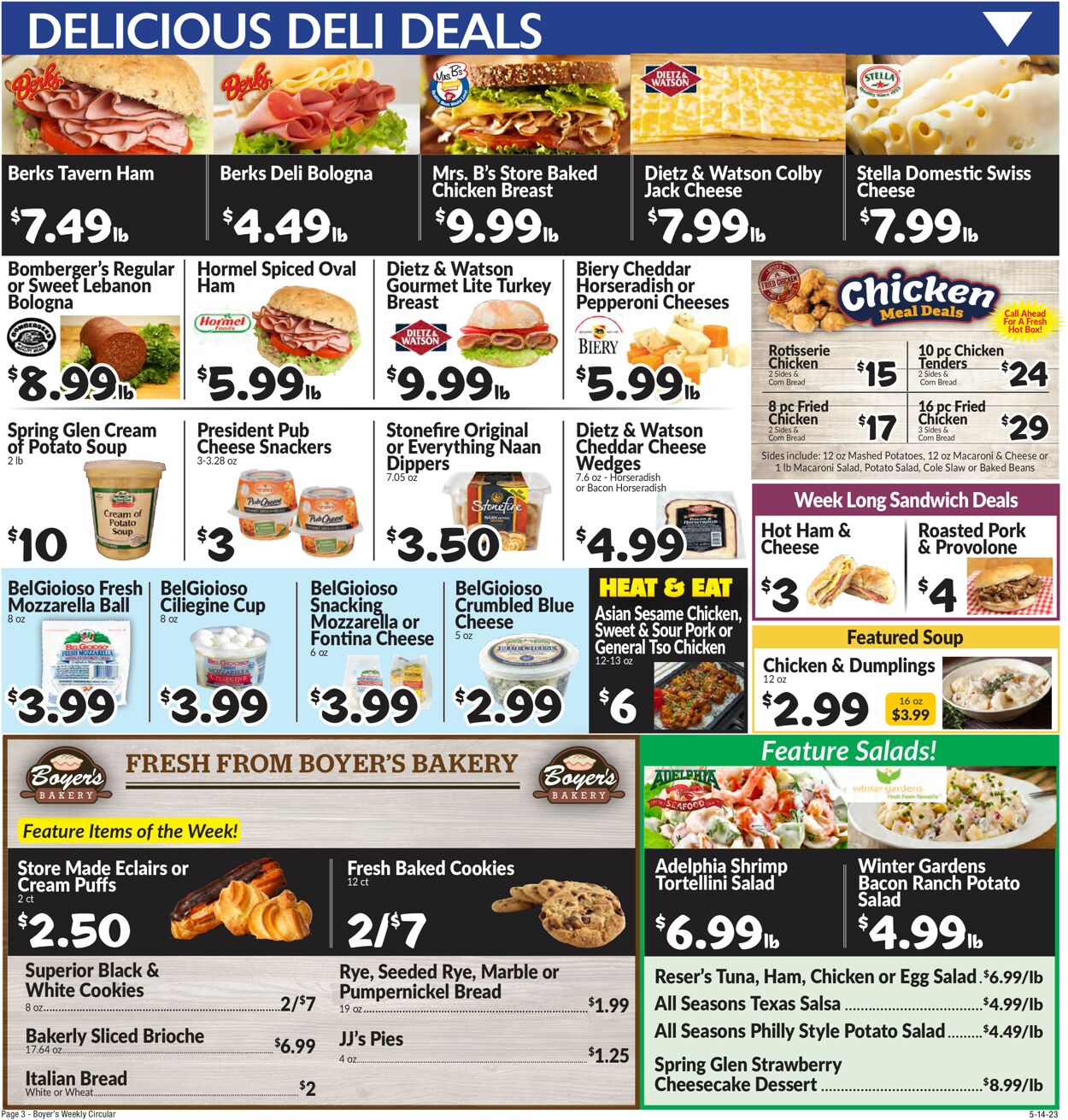 Catalogue Boyer's Food Markets from 05/14/2023