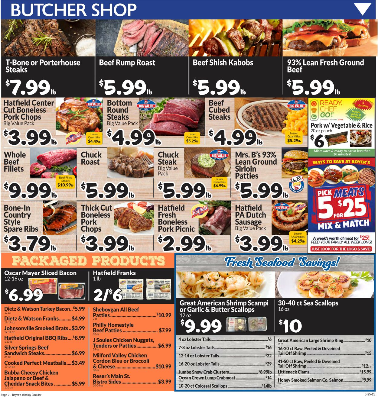 Catalogue Boyer's Food Markets from 06/25/2023
