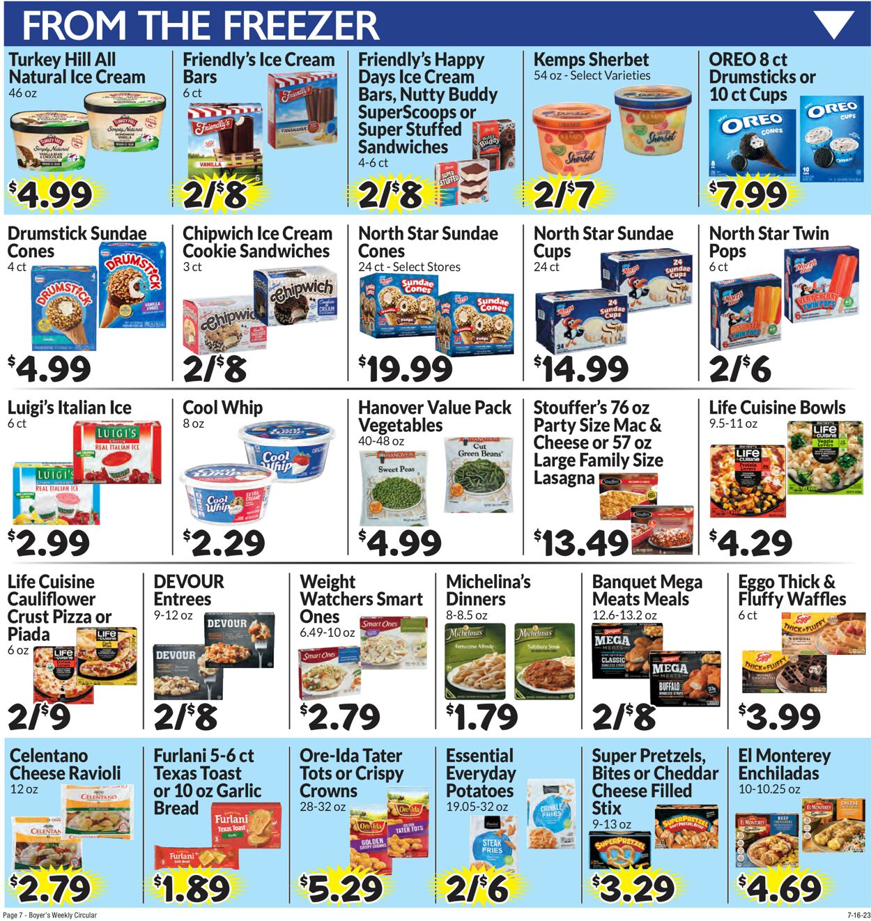 Catalogue Boyer's Food Markets from 07/16/2023