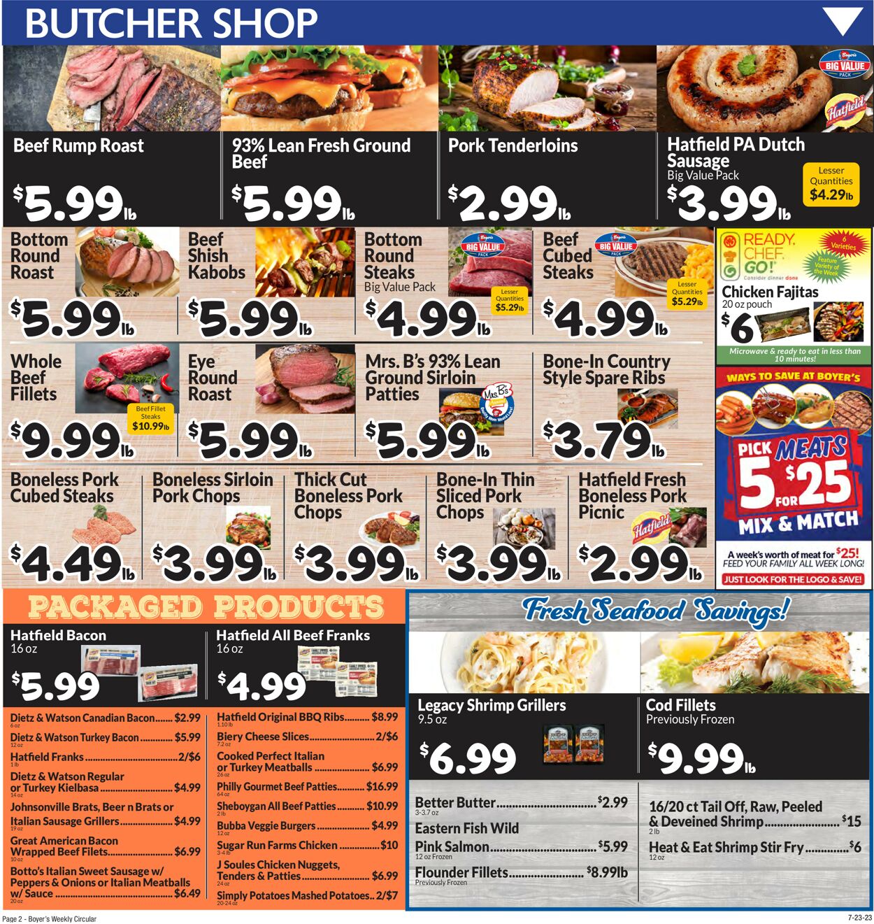 Catalogue Boyer's Food Markets from 07/23/2023
