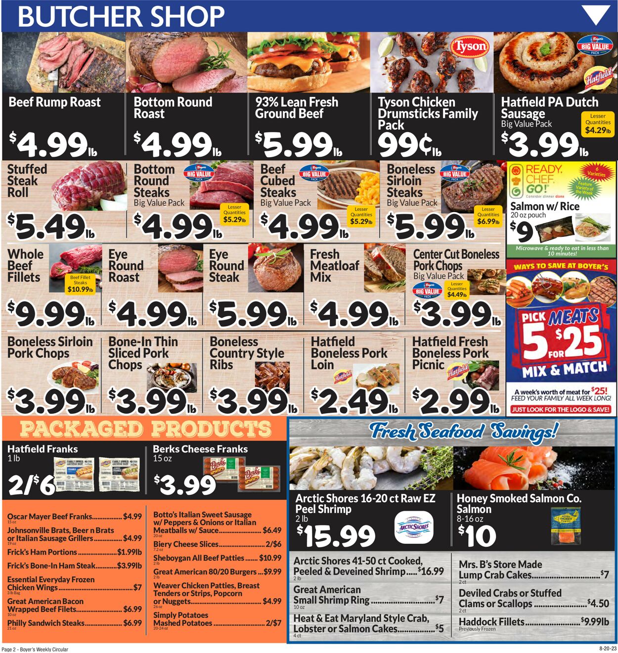 Catalogue Boyer's Food Markets from 08/20/2023