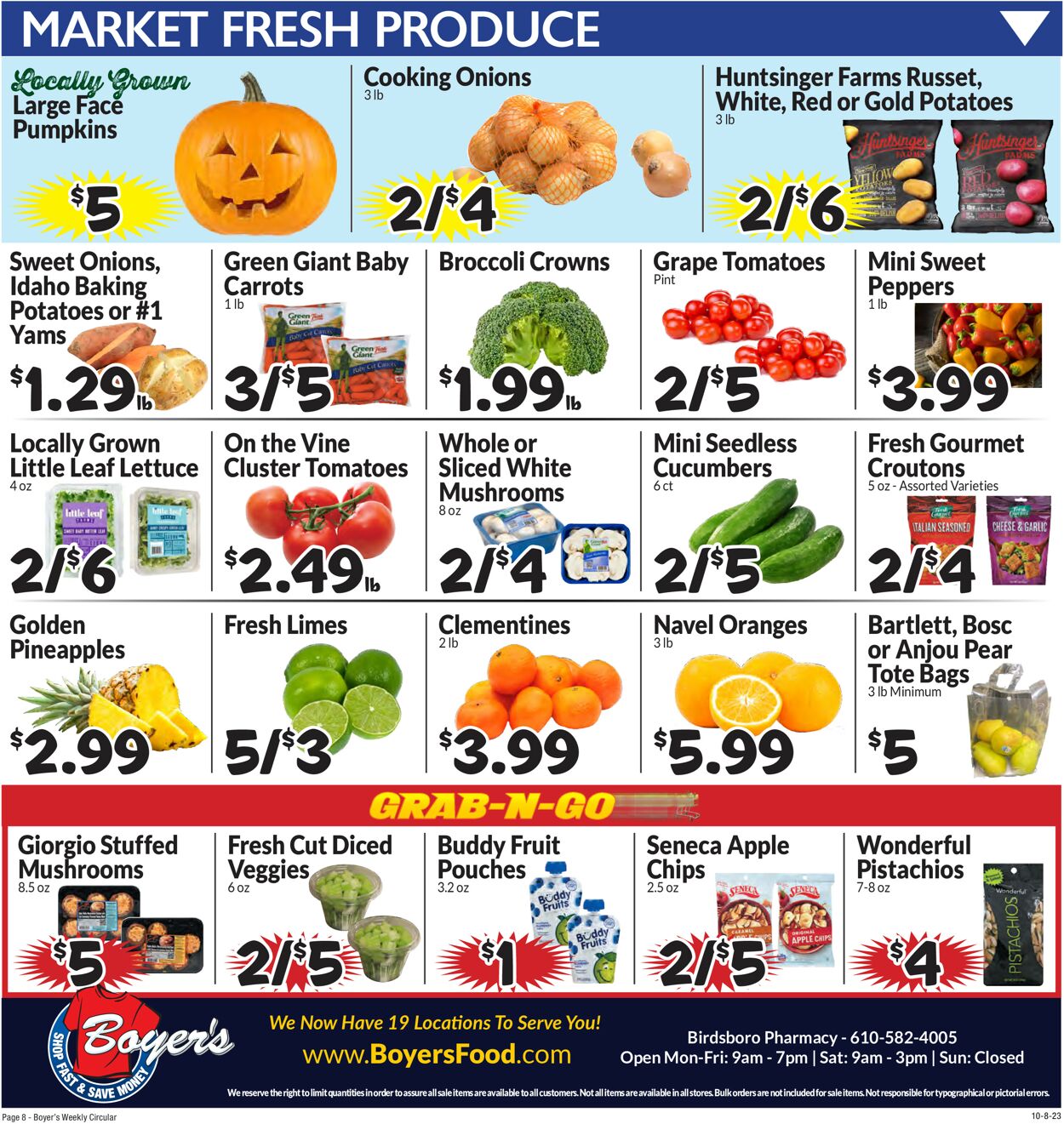 Catalogue Boyer's Food Markets from 10/08/2023