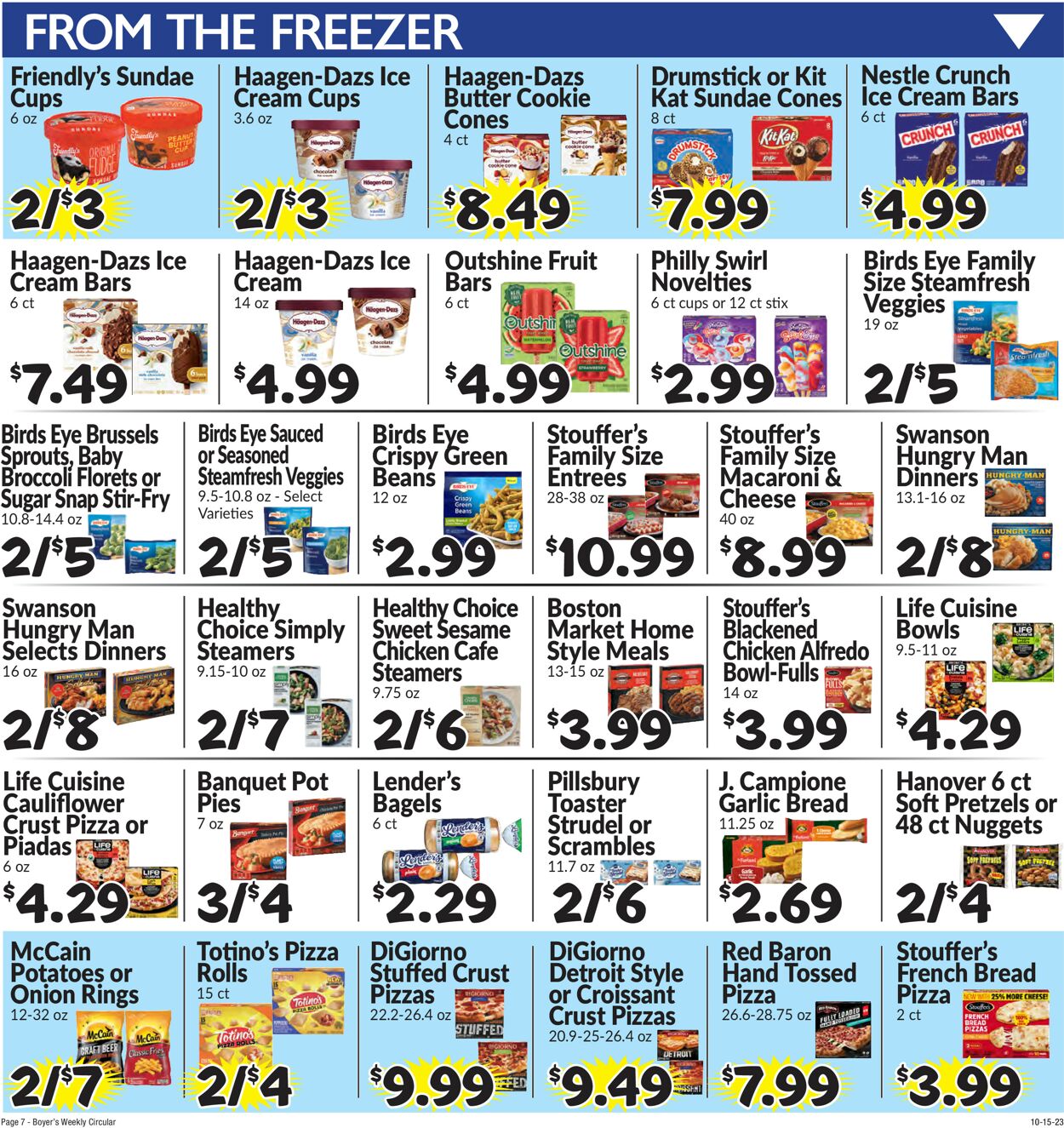 Catalogue Boyer's Food Markets from 10/15/2023