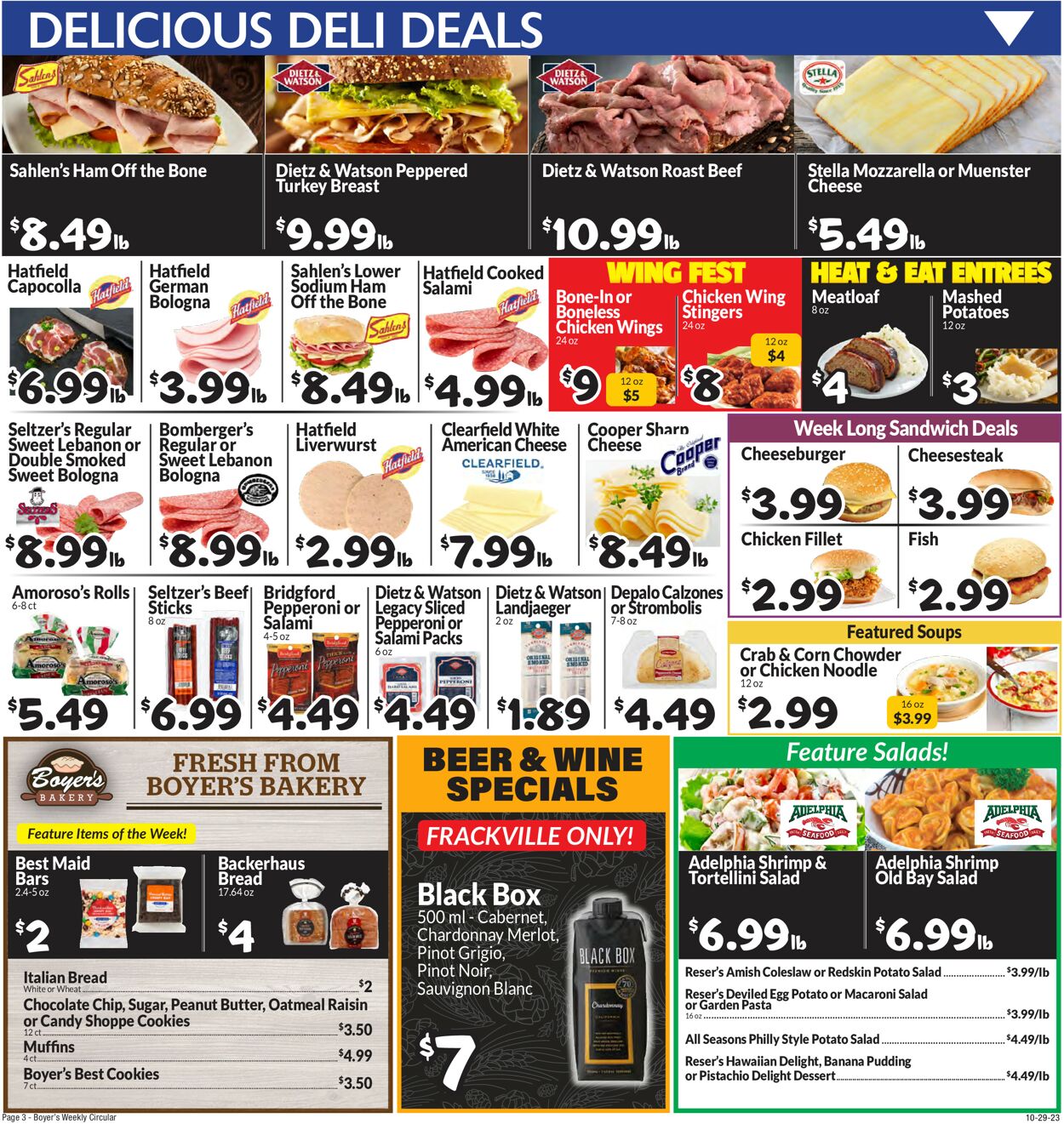 Catalogue Boyer's Food Markets from 10/29/2023