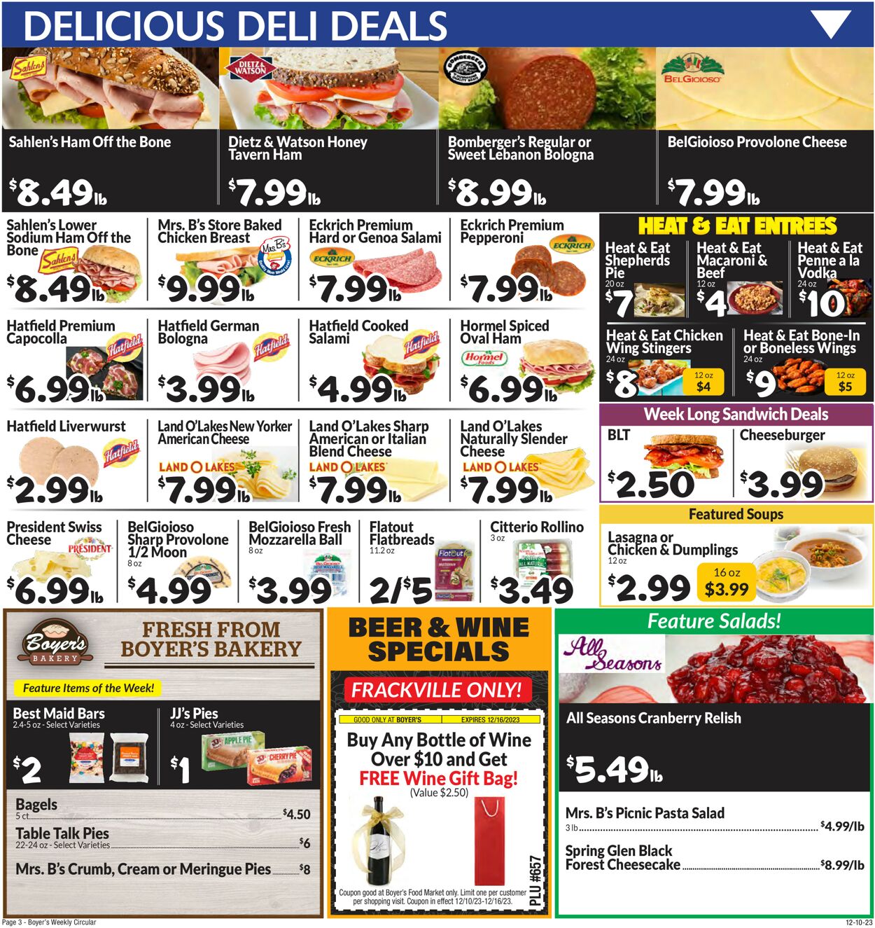Catalogue Boyer's Food Markets from 12/10/2023