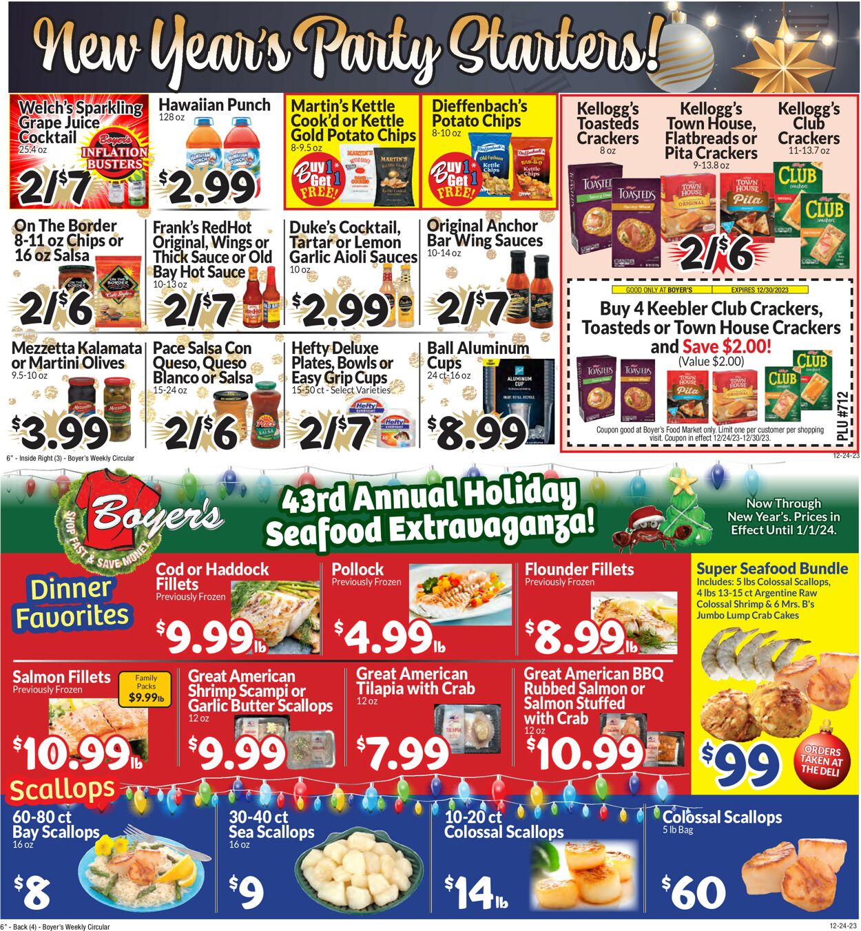Catalogue Boyer's Food Markets from 12/24/2023