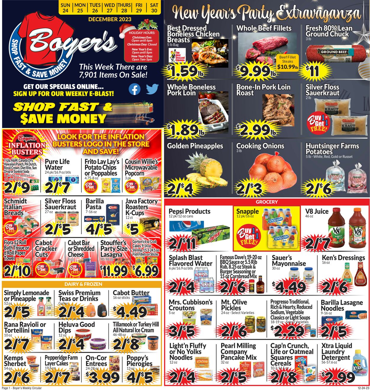 Catalogue Boyer's Food Markets from 12/24/2023