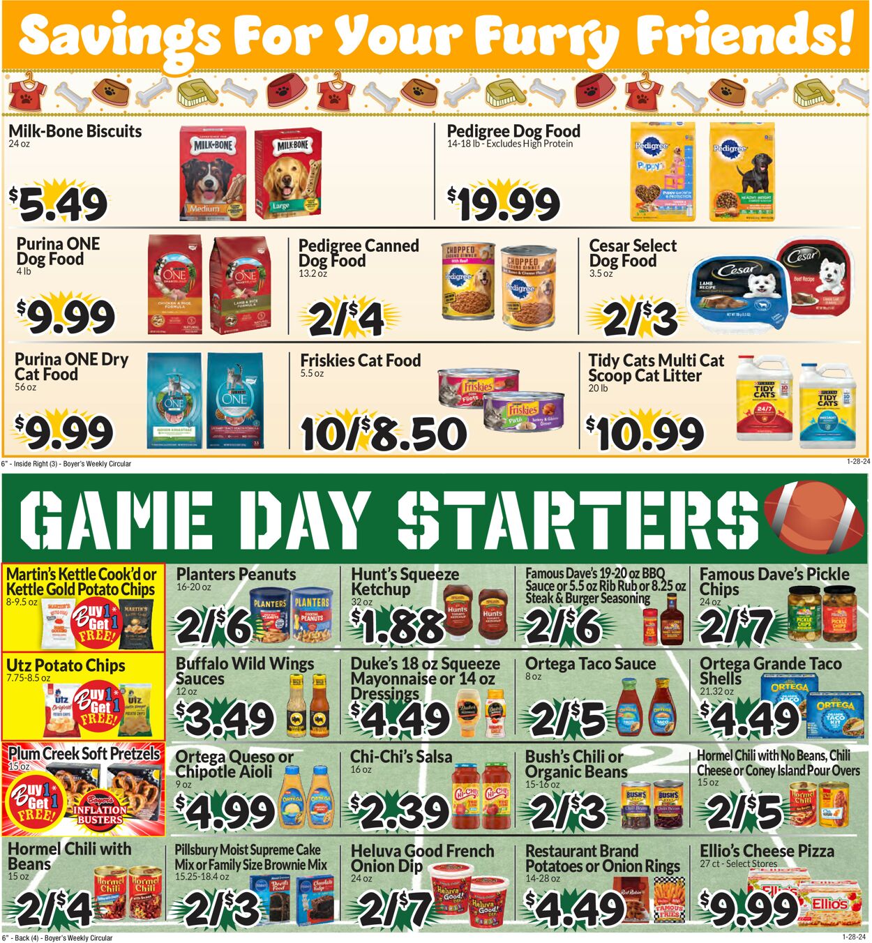 Catalogue Boyer's Food Markets from 01/28/2024