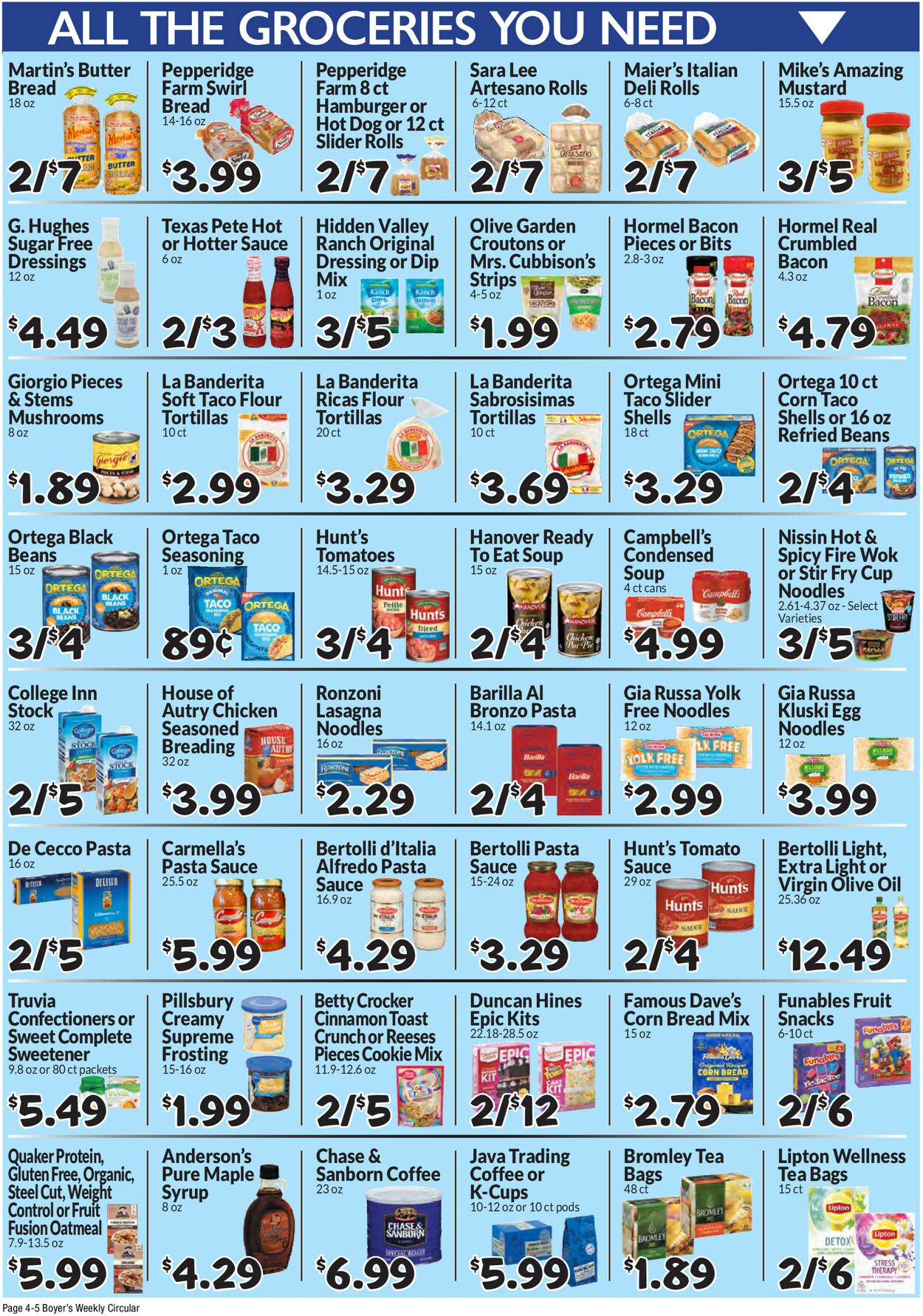 Catalogue Boyer's Food Markets from 01/28/2024