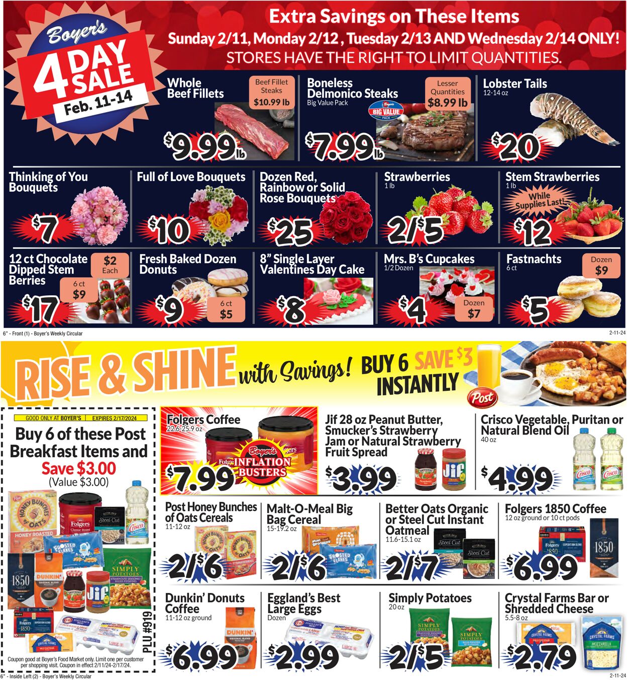 Catalogue Boyer's Food Markets from 02/11/2024