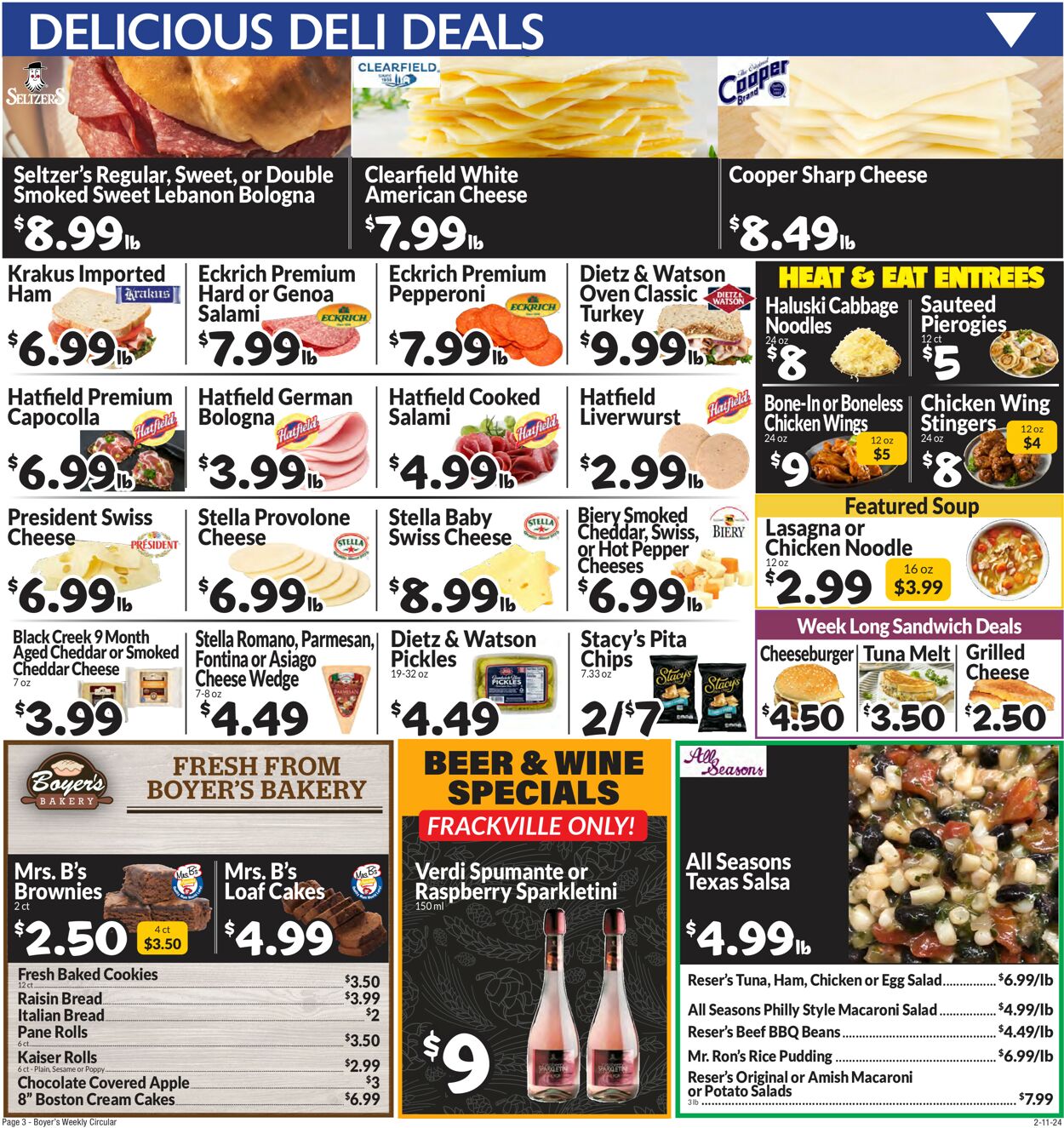 Catalogue Boyer's Food Markets from 02/11/2024