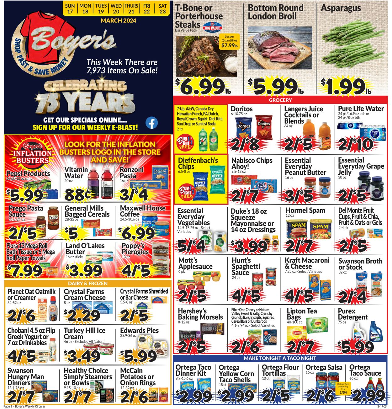 Catalogue Boyer's Food Markets from 03/17/2024